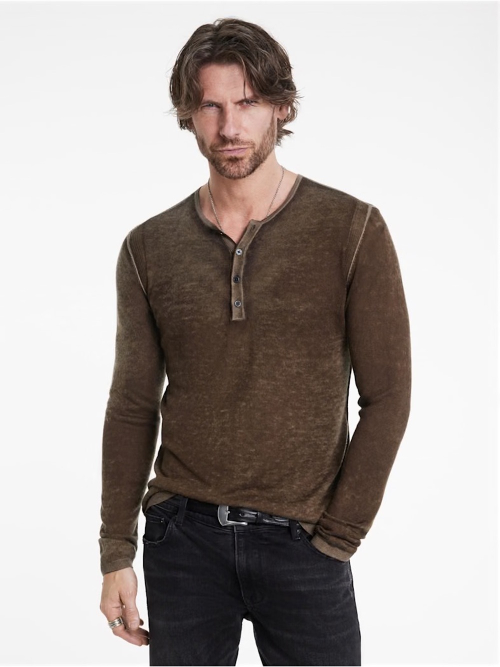 John Varvatos Collection Christie Henley Sweater Pullover Size Medium